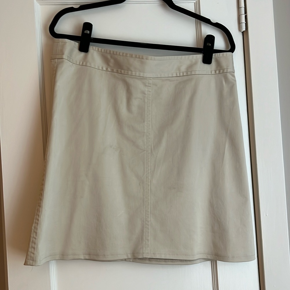 Banana republic khaki skirt size 14